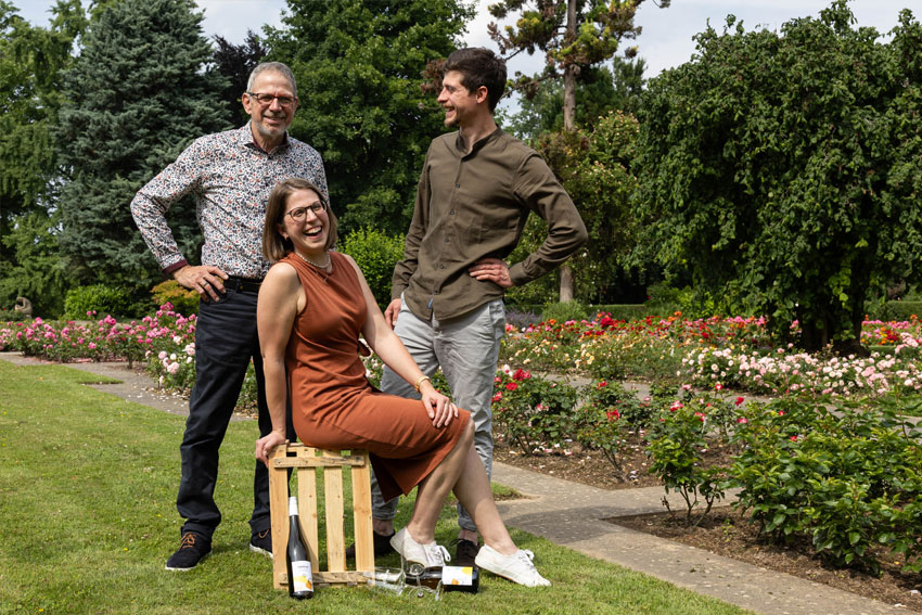 Bernhard, Malenka und Niklas Stenner